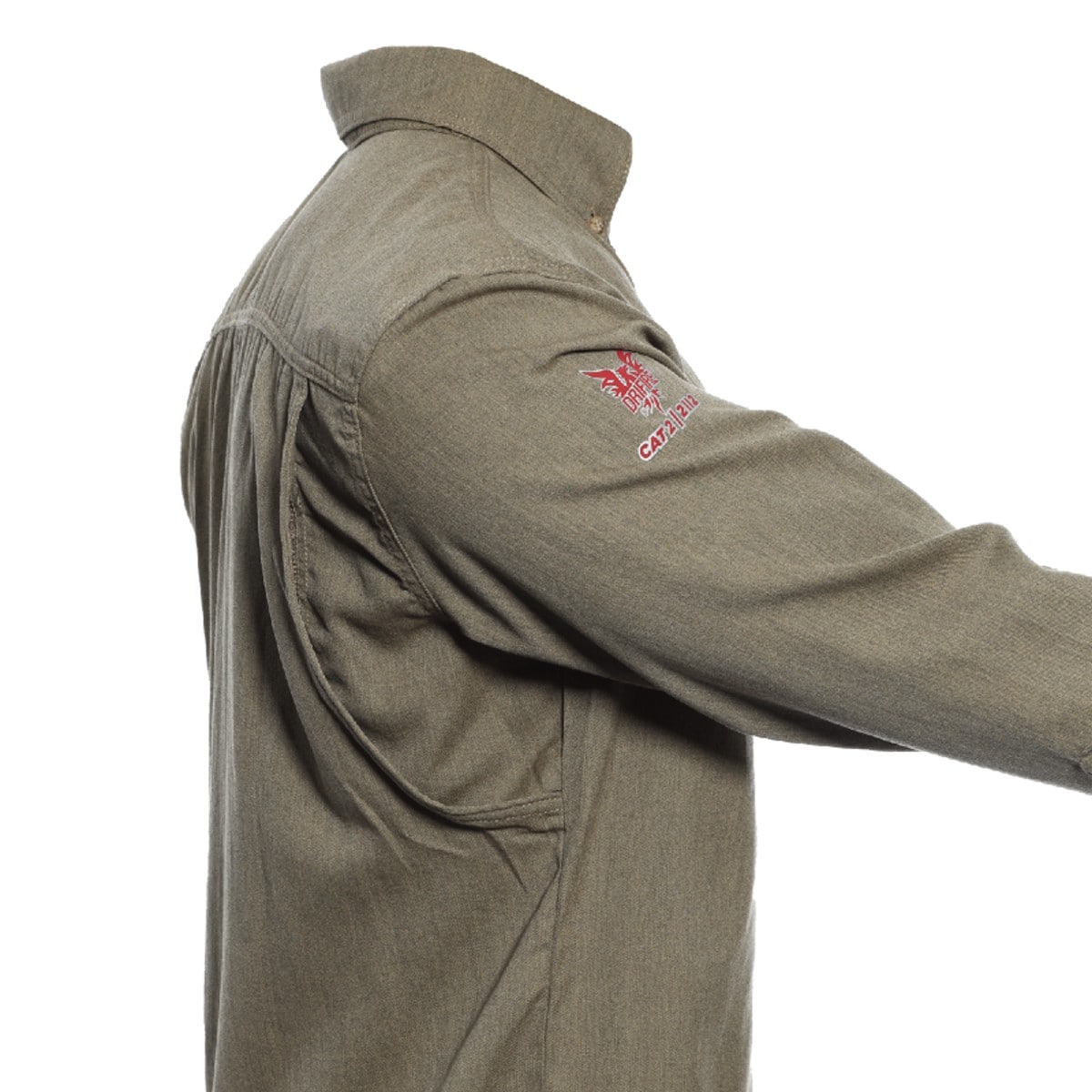 DRIFIRE DH Air FR Vented Work Shirt in Khaki